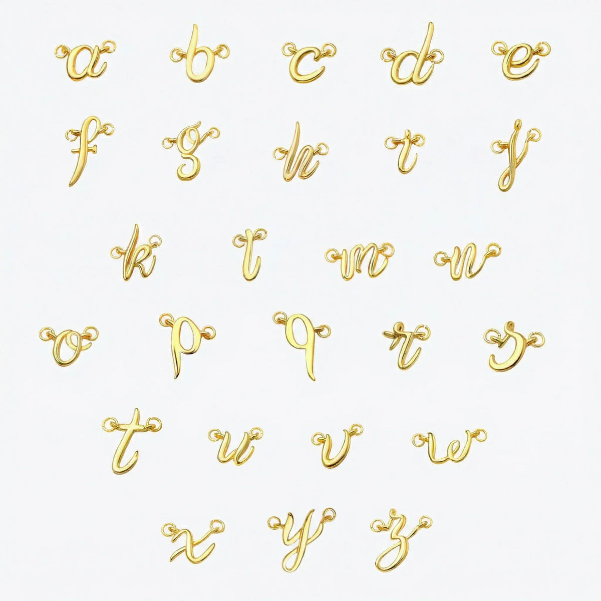 Dainty Cursive Initial Bracelet